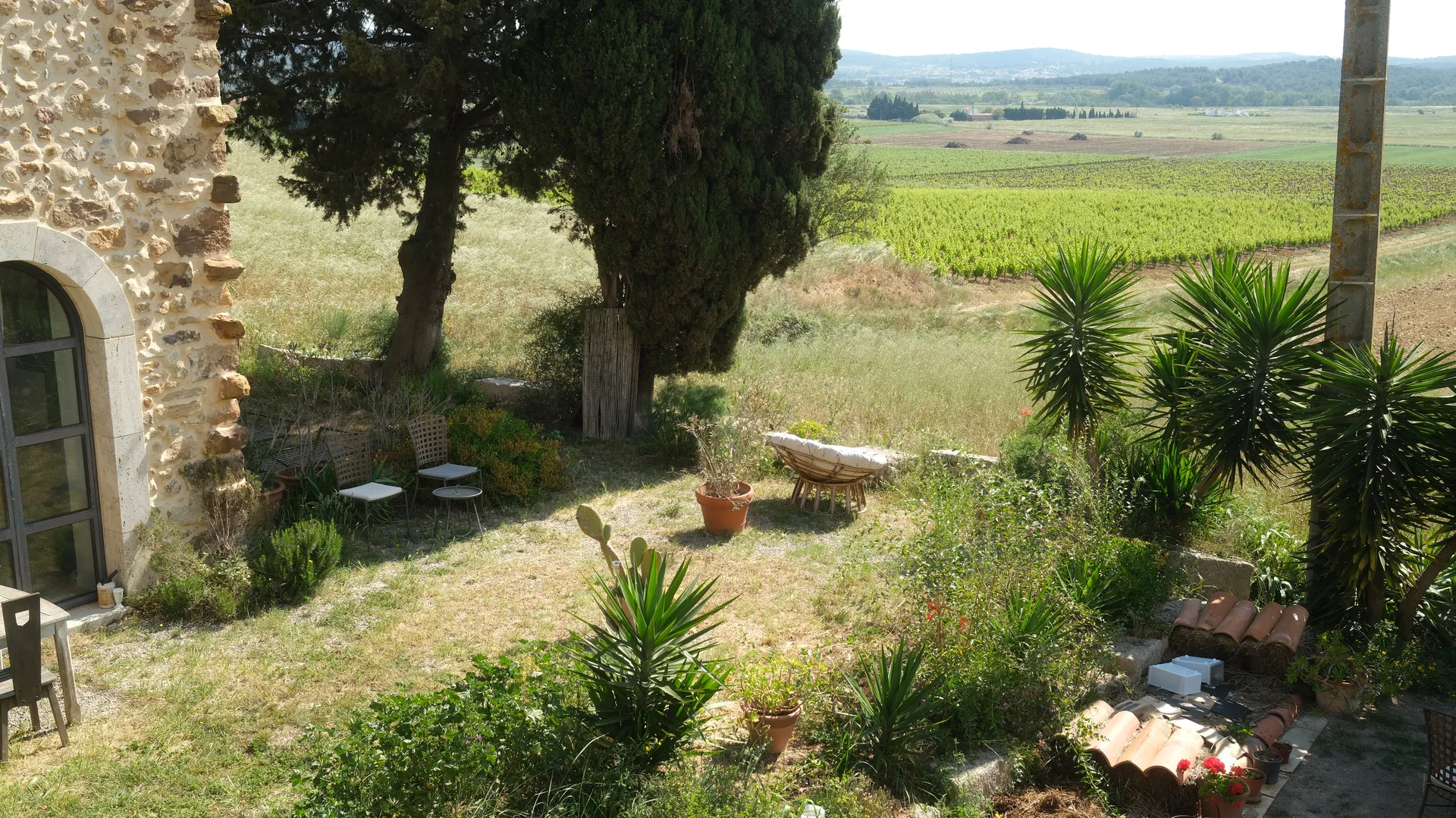 Vue depuis le Domaine Conscience sur la nature environnante
